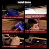 Wood Grain Vinyl Wrap Sticker Decal Car Internal Wraps Self Adhesive DIY Film, Waterproof Wrap Roll Without Bubble, 100x 40cm/39.4x15.7in (Brown-Wood