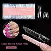 Sandwich Dual Nail Forms 240pcs 15size Extensions-Dual Forms Coffin Oval Almond Nail Forms Top Mold Bottom Mold Extensions