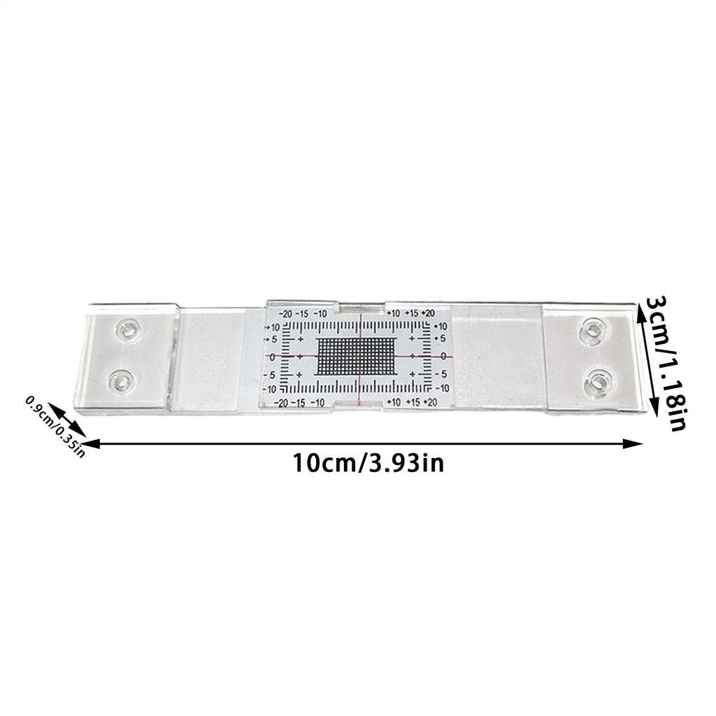 Corner Crack Monitors Precision Crack Monitoring Gauge Transparent Tool Horizontal Vertical Measurement Device for Wall