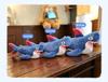 Creative Megalodon Shark Plush Pillow with Red Lips – Funny Prank Toy & Gift Doll