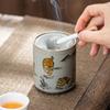 ashtray anti-odor and anti-smoke ashtray Creative home living room anti fly ash smoke smell covered office Ceramic ashtray
