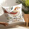2 Animal And Natural Floral Prints Pillow Case Home Living Room Decoration Linen Pillowcover Pillow Cases Cushion Cover