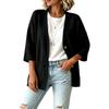 Women's Casual Knit Cardigan Sweater Open Front Long Sleeve for Everyday Wear