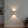 Creative LED Hourglass Wall Lamp Wireless Up Down Light Motion Sensor Night Light Adjustable Brightness Dimmable