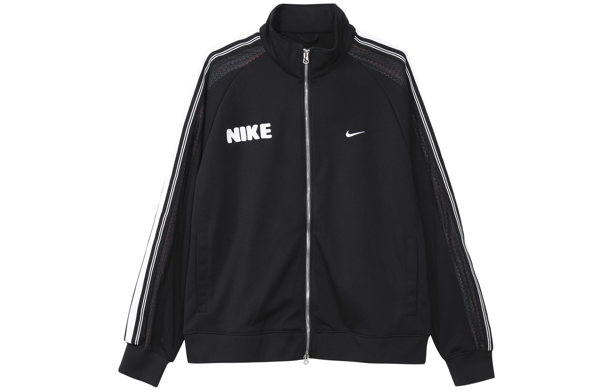 Nike Jackets Men s Black Stand Collar Moderate Other FB7037-010 XL