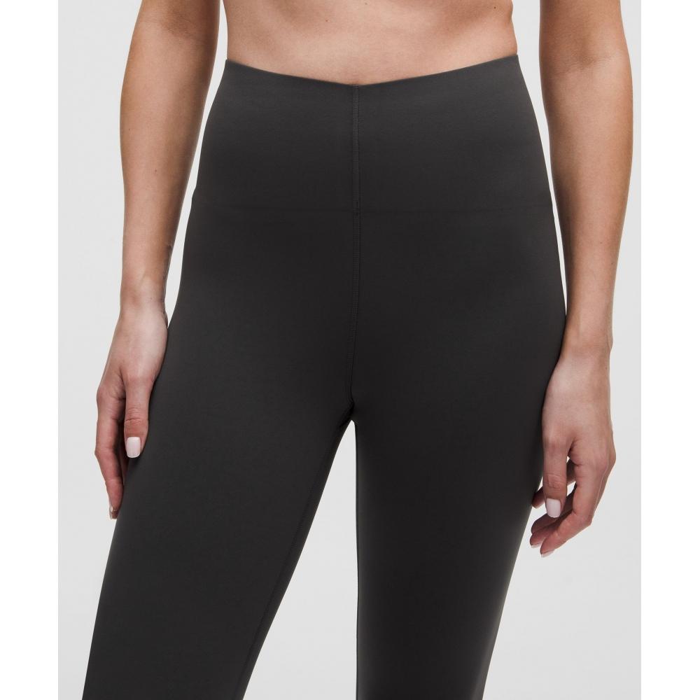Lululemon Glow Up  sUper High Rise Crop 23  Graphite Grey