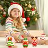 8pcs Christmas Squishy Anti Stress Reliever Toy Doll Santa Claus Reindeer Christmas Gift Slow Rebound Antistress Squeeze Gifts