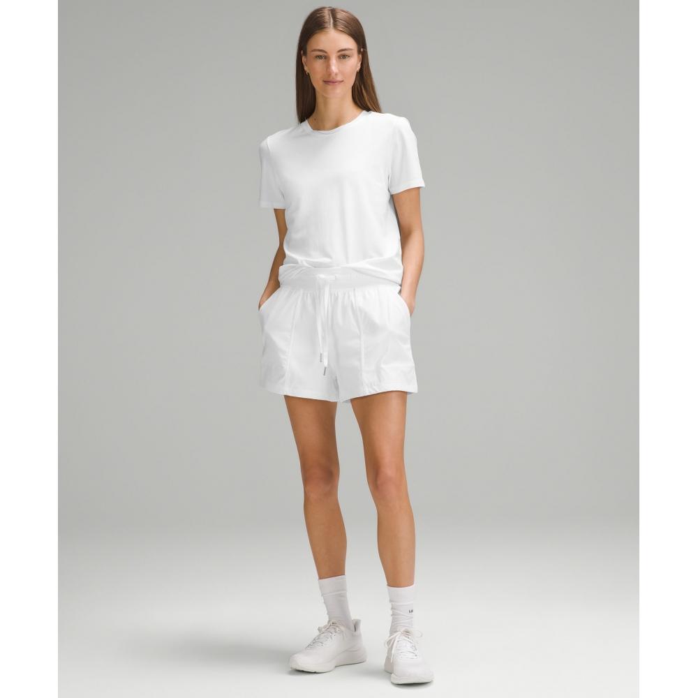 Lululemon Dance Studio High Rise Short 3.5  White