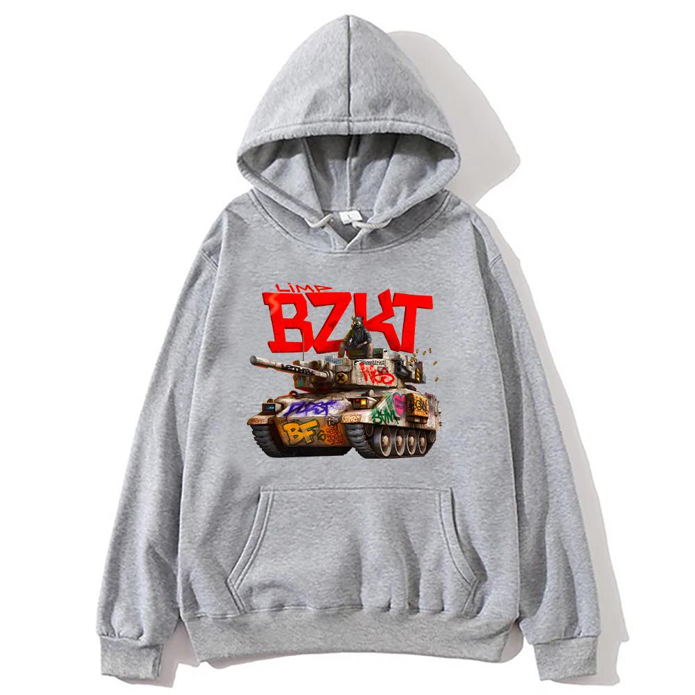 Limp Bizkit Fahion Hoodies Single Tank Graphic Pullovers Unisex Long Sleeve Sweatshirts Oversize Men Clothing Design