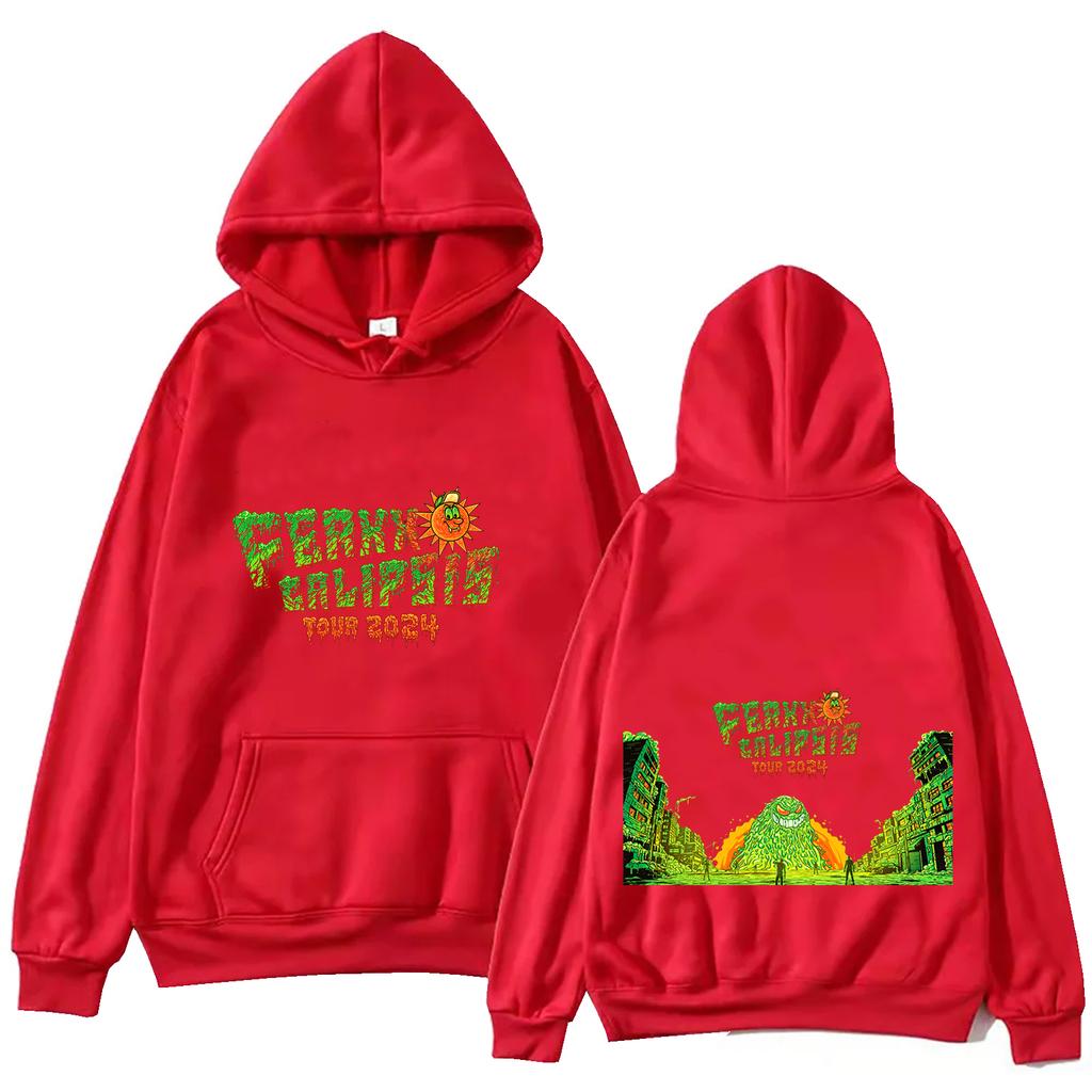 Feid Ferxxo Calipsis Tour Hoodie Tops Long Sleeve Regular Sweatshirt Music Fans Gift Spring Summer Casual