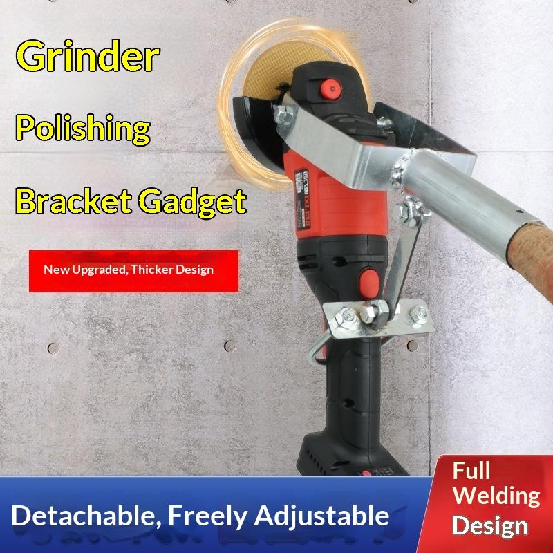 Welded Frame Angle Grinder Support Bracket Extended Long Shaft Iron Grinding Bracket Metal Construction