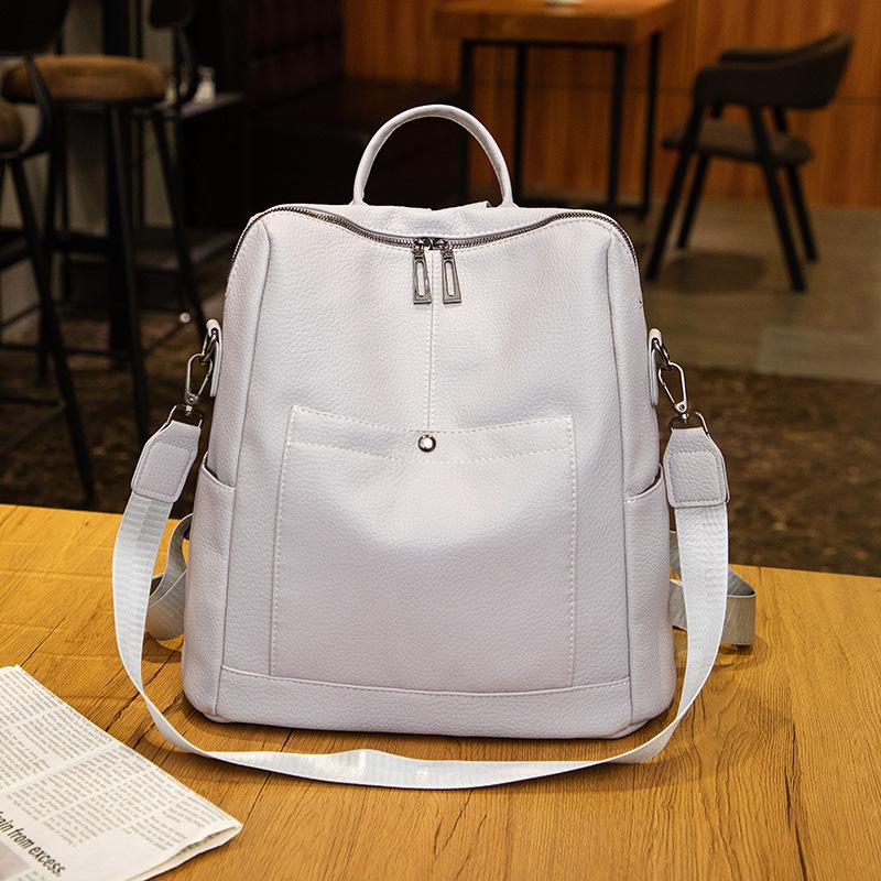 Zaino alla moda, Zaino leggero da donna, Zaino casual di grande capacità per viaggi e scuola