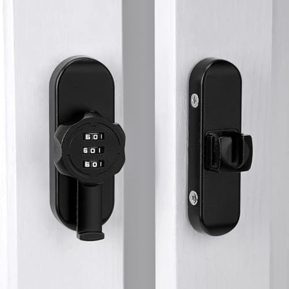 

Zinc Alloy Combination Latch for Sliding Doors and Filing Cabinets Scratch Resistant Matte Black 90 mm x 70 mm x 28 mm Size China Mainland