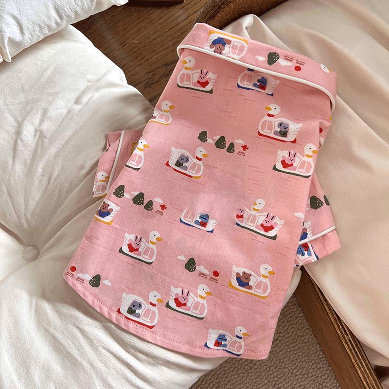 New Spring Summer Dog Shirt Pet Spring Summer Pet Shirt Dog Cat Clothes Schnauzer Bichon Pomiri Temperament Handsome Thin Pet Cl