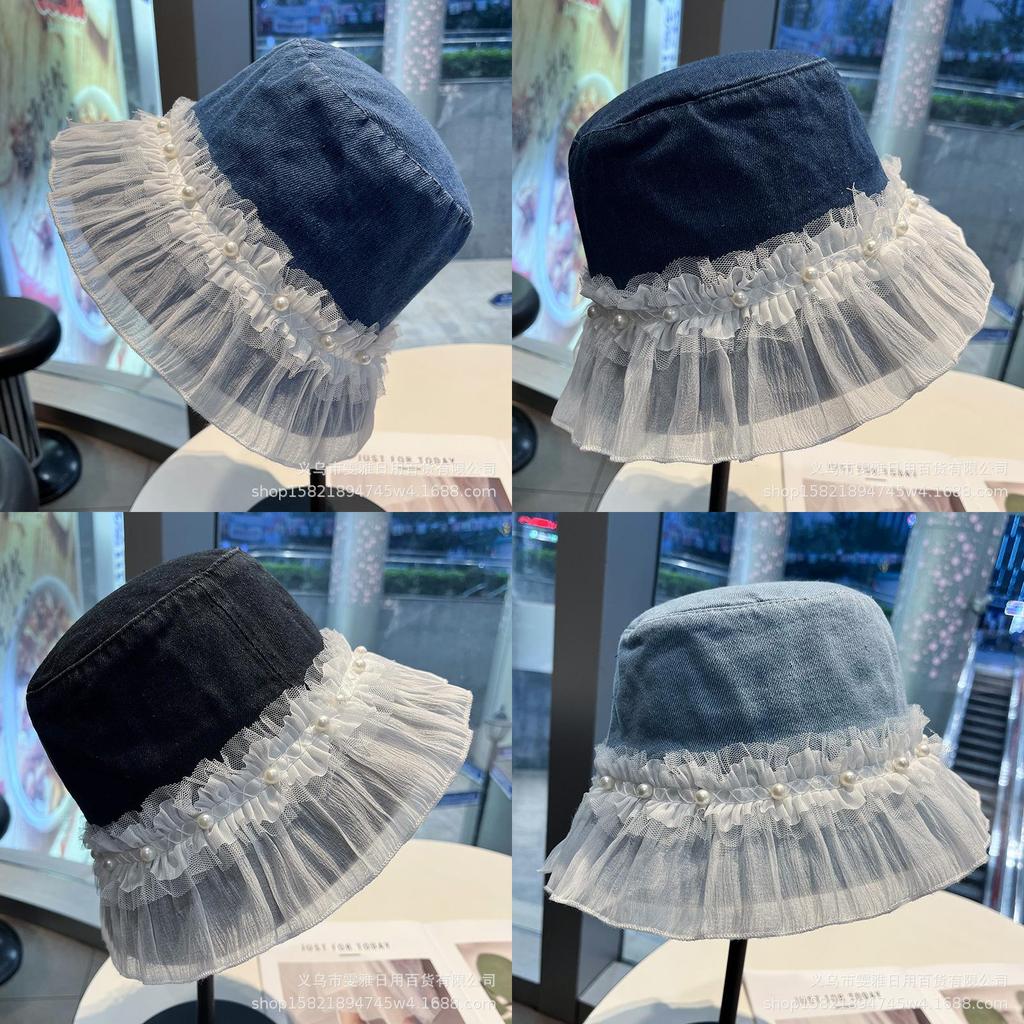 Summer Mesh Fisherman Hat With Wide Brim Sun Protection For Women