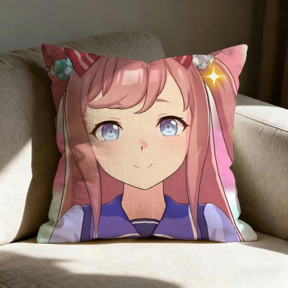 Uma Musume Agnes Digital Pillow Case Pillowcase Doublesided Printed Sofa Cushion Bedroom Headboard Pillow