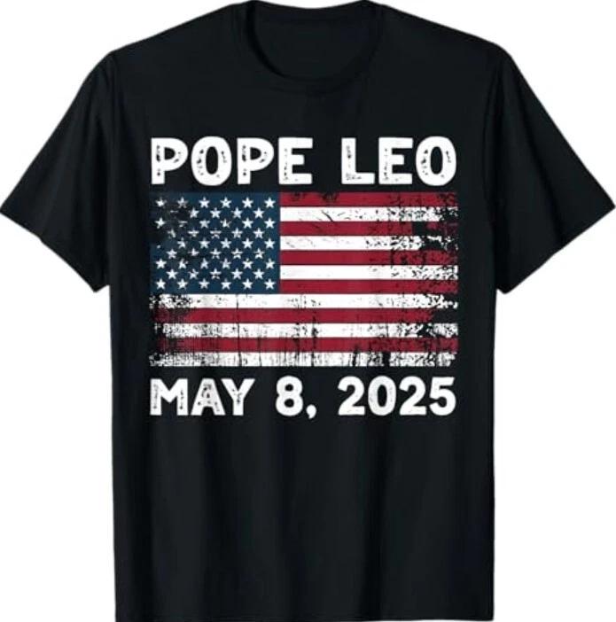 New Pope Leo US Pope Leo American Pope T-Shirt 3XL