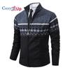 Cozy Up Automne et hiver nouveau pull hommes Cardigan veste polaire épaissie couleur pull mode hommes veste ample