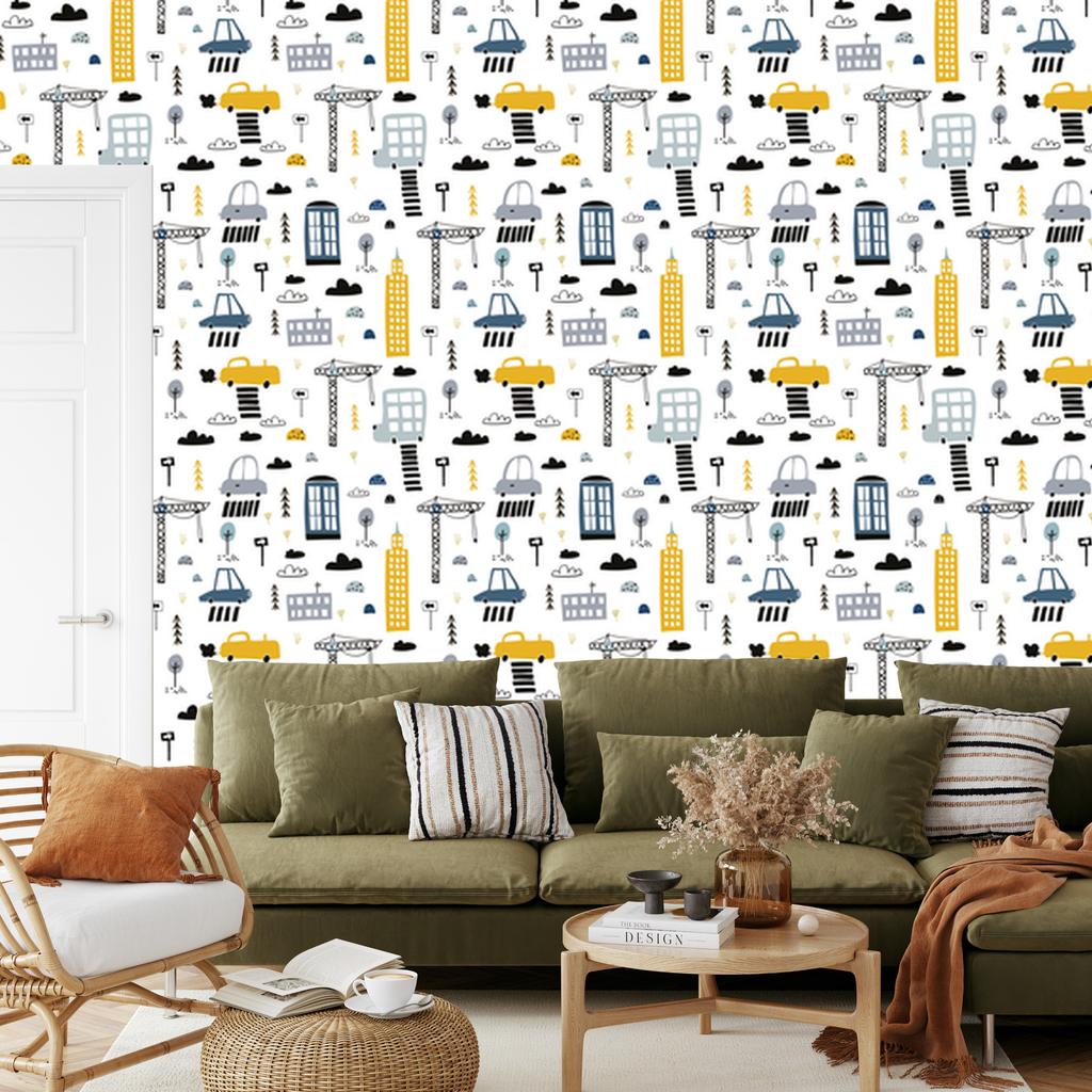 Cars wallpaper for living room and bedroom 50x1000