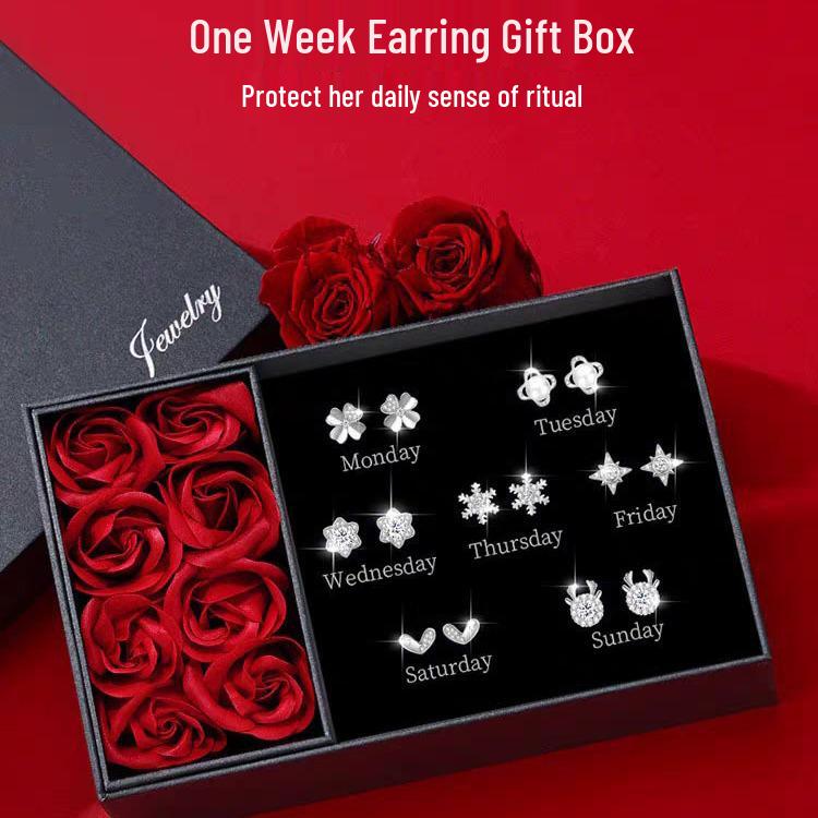 Versatile Romantic Stud Earrings Set - Perfect Gift for Her
