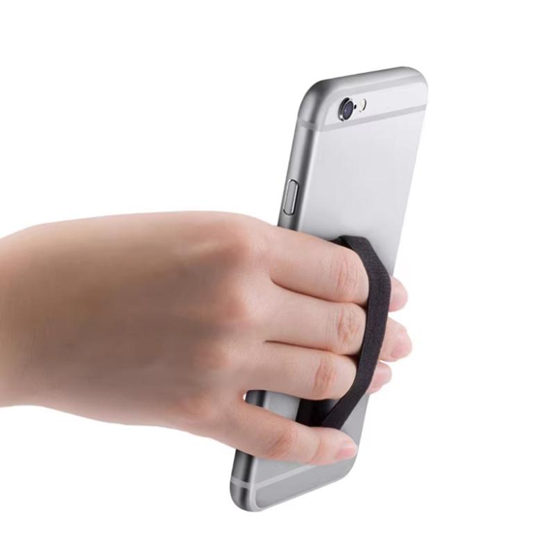 New 6Pcs Self Adhesive Portable Phone Grip Elastic Strap With Base For Smartphone Tablet Universal Holder Stands