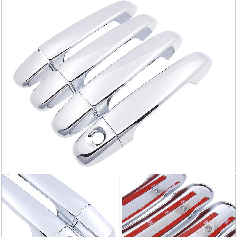 For Toyota Camry XV50 2012 2013 2014 2015 2016 2017 Chrome Door Handle Cover Exterior Trim Catch Car Cap Styling Accessories ABS