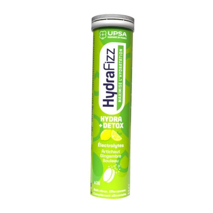 Upsa Hydrafizz Hydra + Detox Goût Citron 16 Comprimés - Image 2
