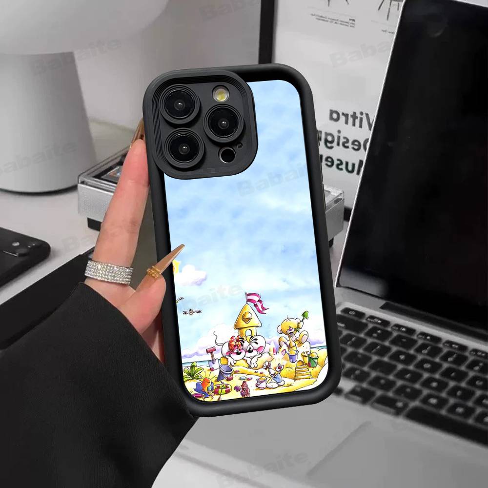 Cartoon D-Diddl Phone Case For IPhone 17 16 15 14 13 12 11 Pro Max Plus Silicone Shockproof Case