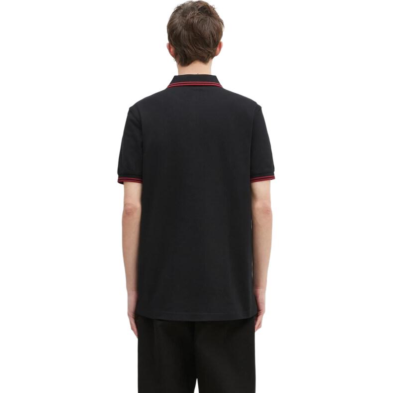 Fred Perry Polo Shirt Men's Black M3600-Y42