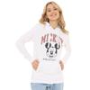 Disney Womens/Ladies Collegiate Mickey Mouse Hoodie