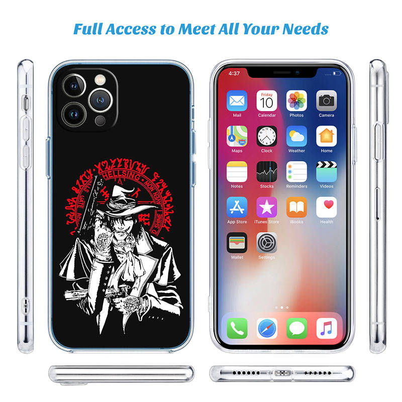 IR11 Hellsing Case for Motorola E22S E7 G6 G7 G8 G9 Plus Power Play G10 G20 G04 E30 E40 E22 E20 E13 E15 G22 G23 G05 G75 G35 G55