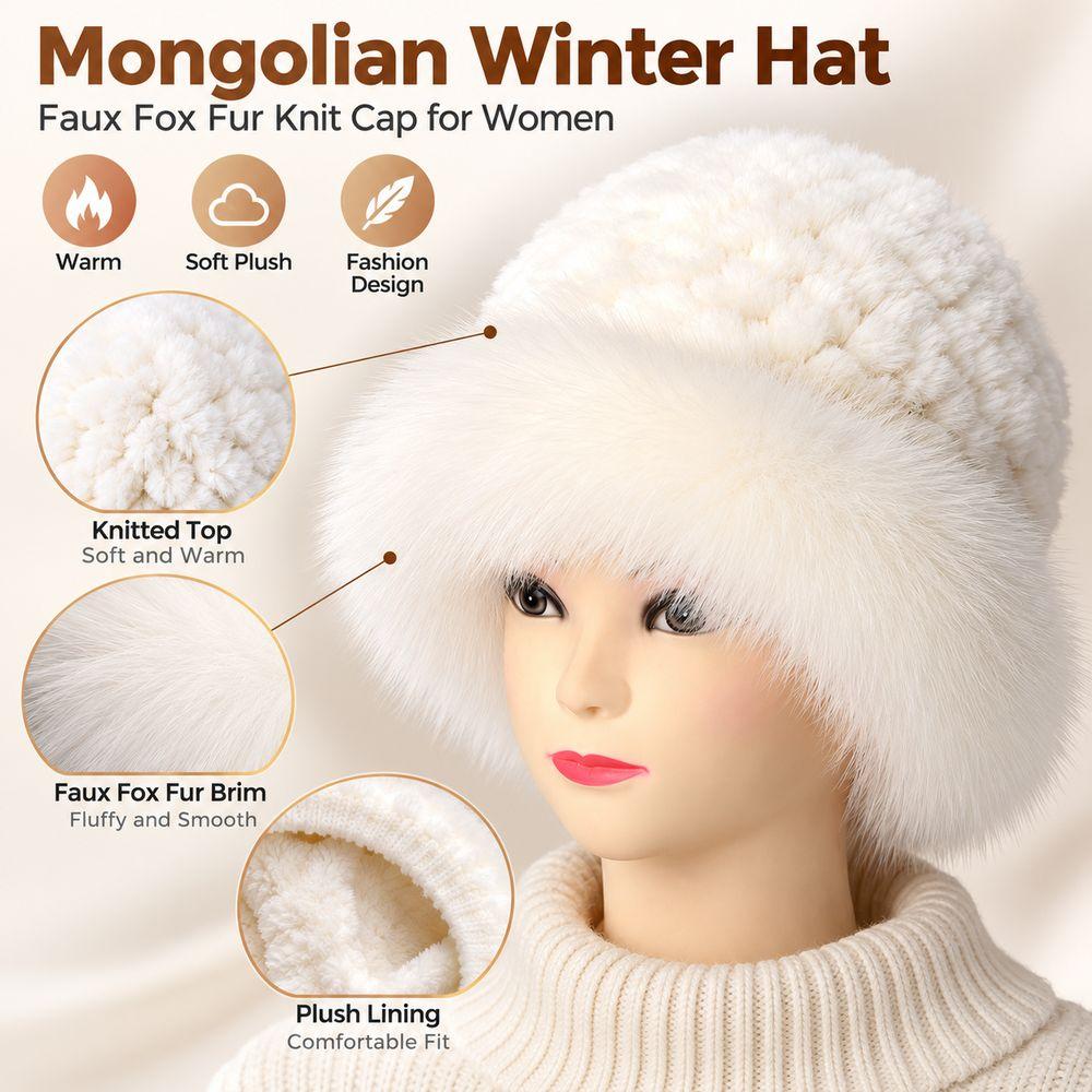 Fluffy Plush Fluffy Fur Bucket Hat Thick Warm Plush Fisherman Hat Plush Bucket Hat Daily Wear