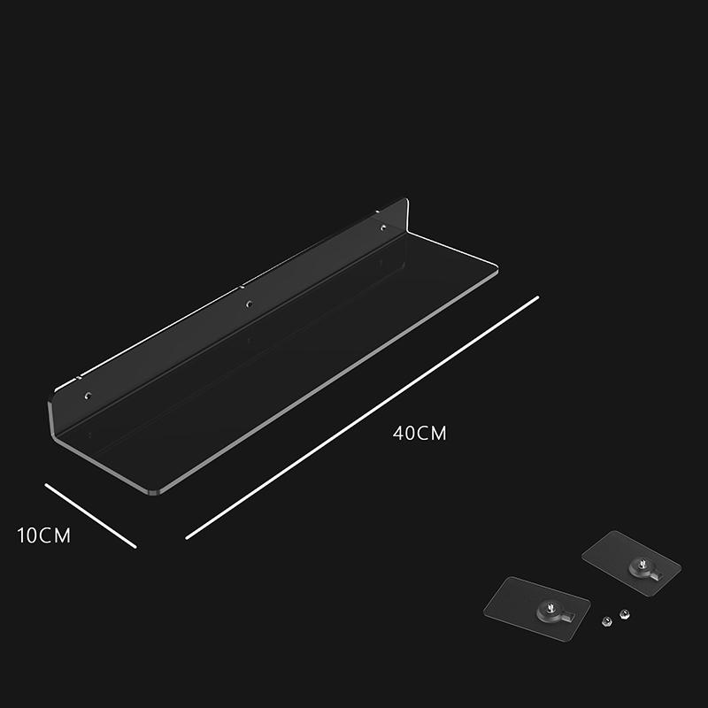 Clear Acrylic Shelves for Wall,Invisible Mounted Display Ledge Kids Bookshelf for Bathroom,Living Room,Bedroom,Kitchen,Study
