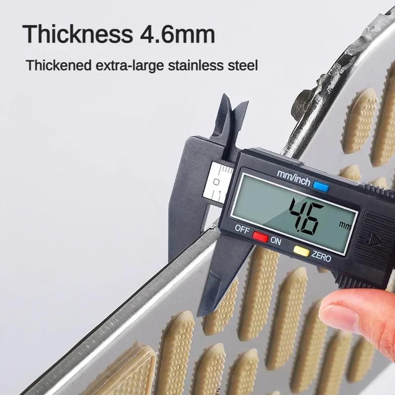 Stal nierdzewna, odporna na zużycie, pedał, pogrubiona deska pedałowa, główna kabina, metalowa naprawa, ochronna mata podłogowa