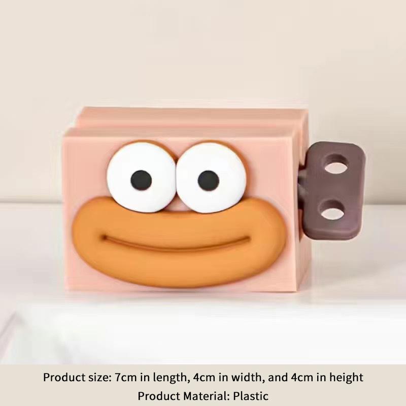 1Pcs Cartoon Big Mouth Lazy Toothpaste Squeezer Face Wash Roller Presses The Magic Squeezer Toothpaste Clip