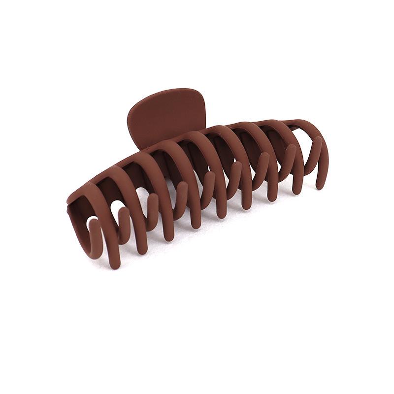 Silicone Matte Shark Hair Clip for Voluminous Updo - High-End Fine Hair Accessory