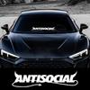 Cartoon Antisocial Auto Stickers On The Car Car Body Doorhandle Sticker Door Handle Decal