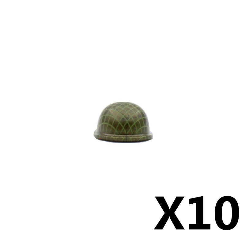 Military Figure MOC Building Block Accessories Vest Equipment Soviet American Soldier Helmet Hat Kit Mini Brick Toy Gift K48
