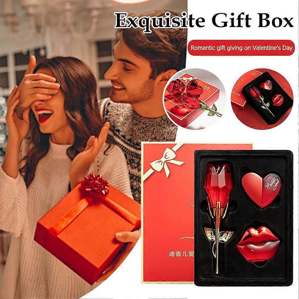 Valentine's Day Perfume For Women Long Lasting Floral Fragrance Gift Set 30ml 50ml Less
