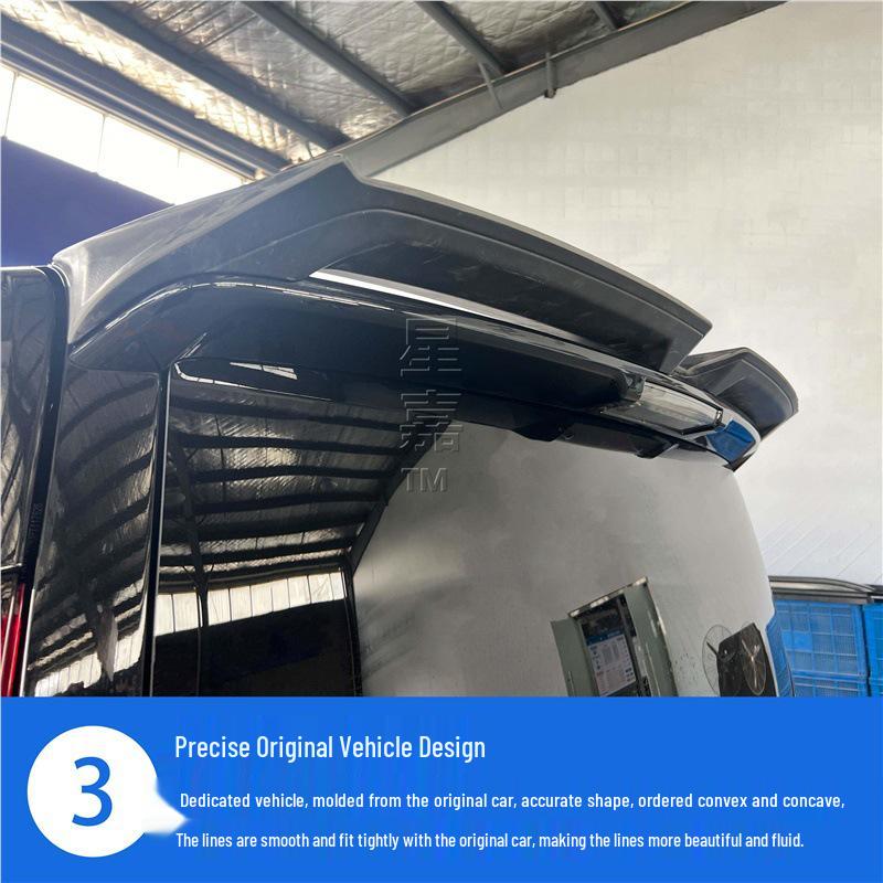 Ford Tourneo Custom No-Drill Roof Spoiler Tail Wing Accessory