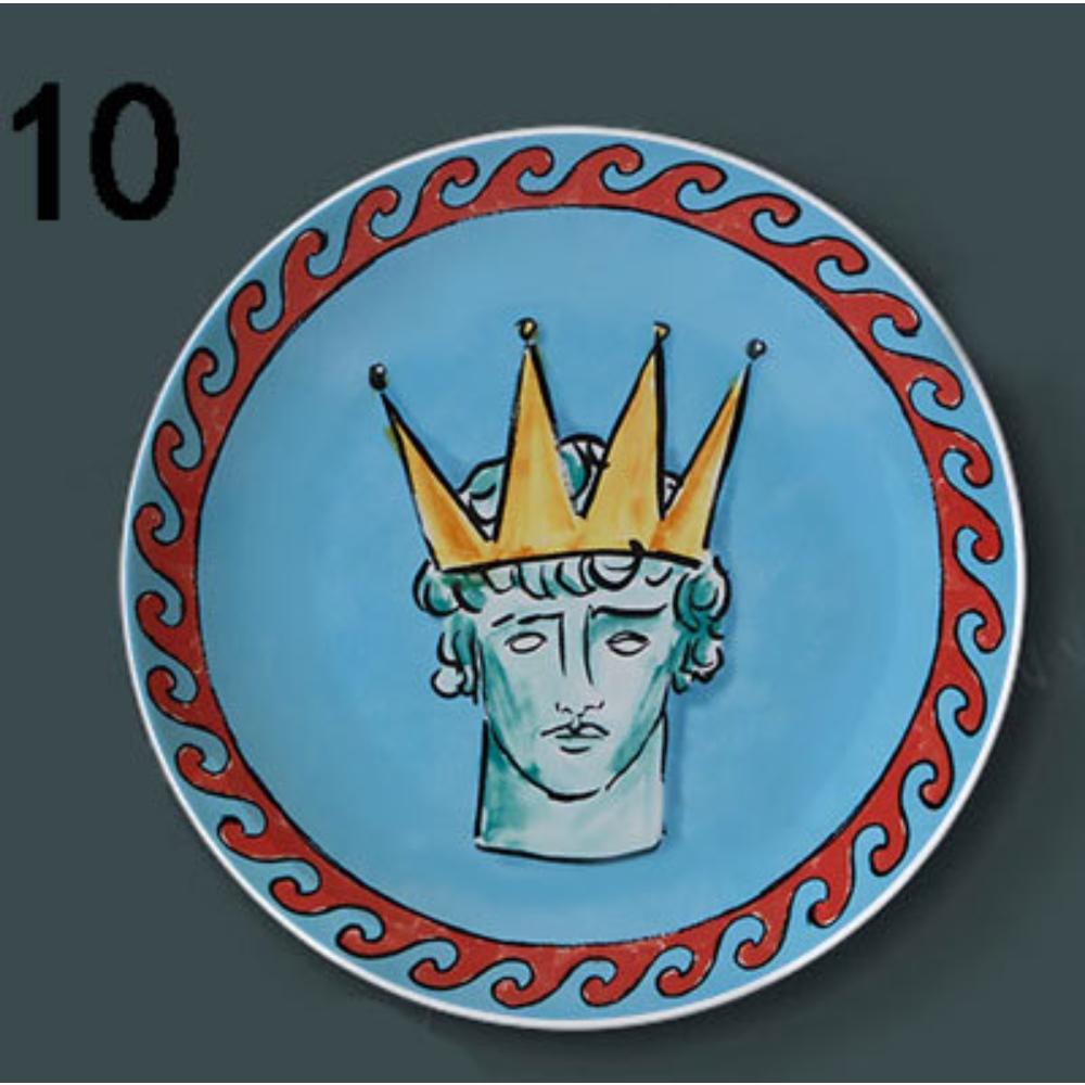 8’‘ Italian Ginori 1735 Neptune Journey Ceramic Plate Wall Decor for Living Room Bedroom