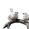 Fine American Resin Garden Creative Ornaments White Bird Statue Living Room Interior Animal Art Modern Toys Garden Decoration