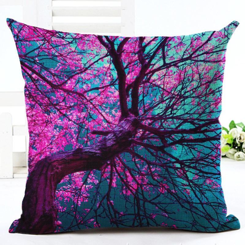 Vintage flowers Linen pillowcase Decorative pillows for sofa Cushion covers home decoration