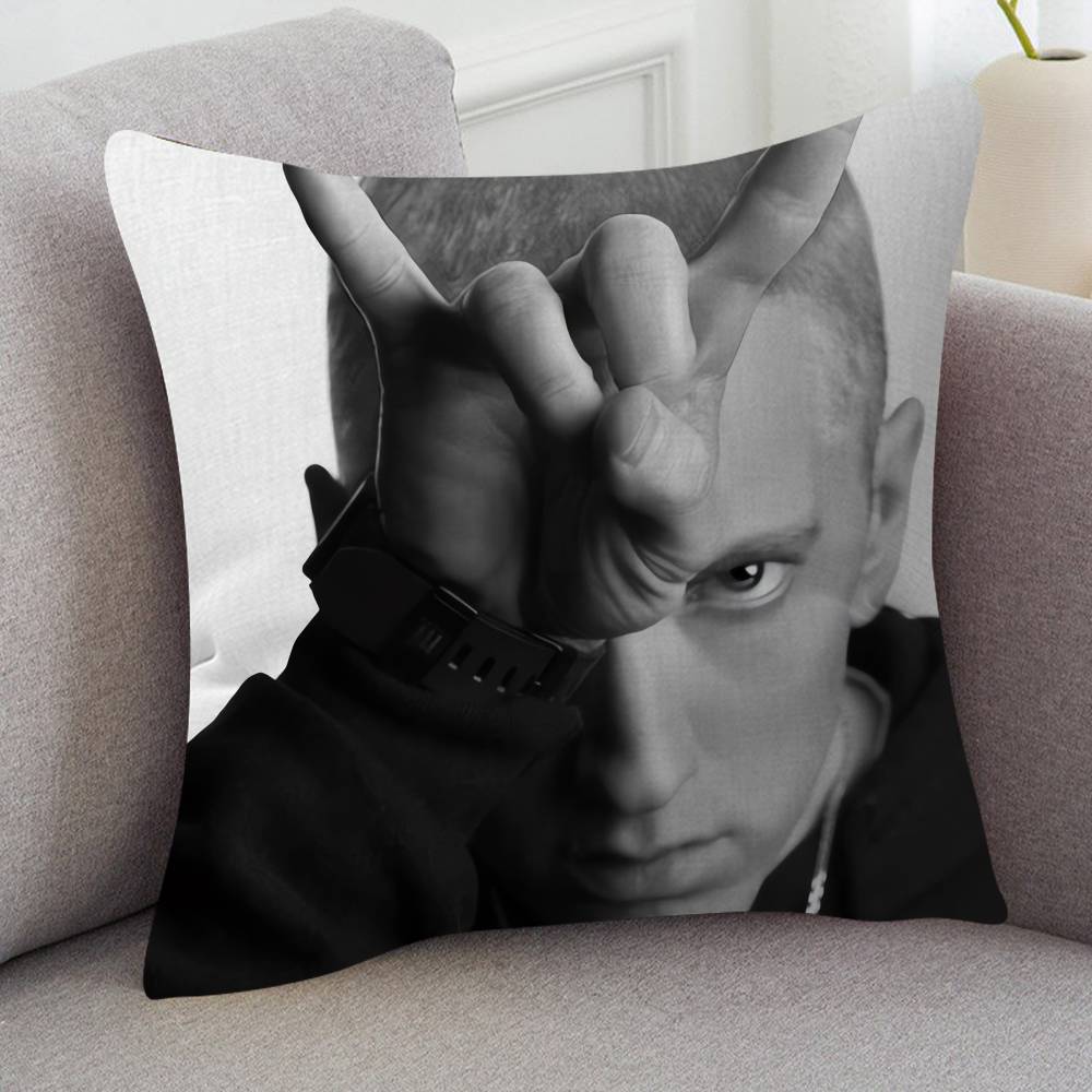 Singer Eminem Cute Cartoon L Game Cushion Cover Pillowcase Upholstery Sofa Throw Pillow Home Decor Pillowcas