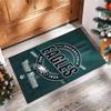 Tappeto in Velluto di Cristallo Philadelphia Eagles, Tappetino Personalizzato con Testo Nome Antiscivolo per Arredamento Casa Regalo