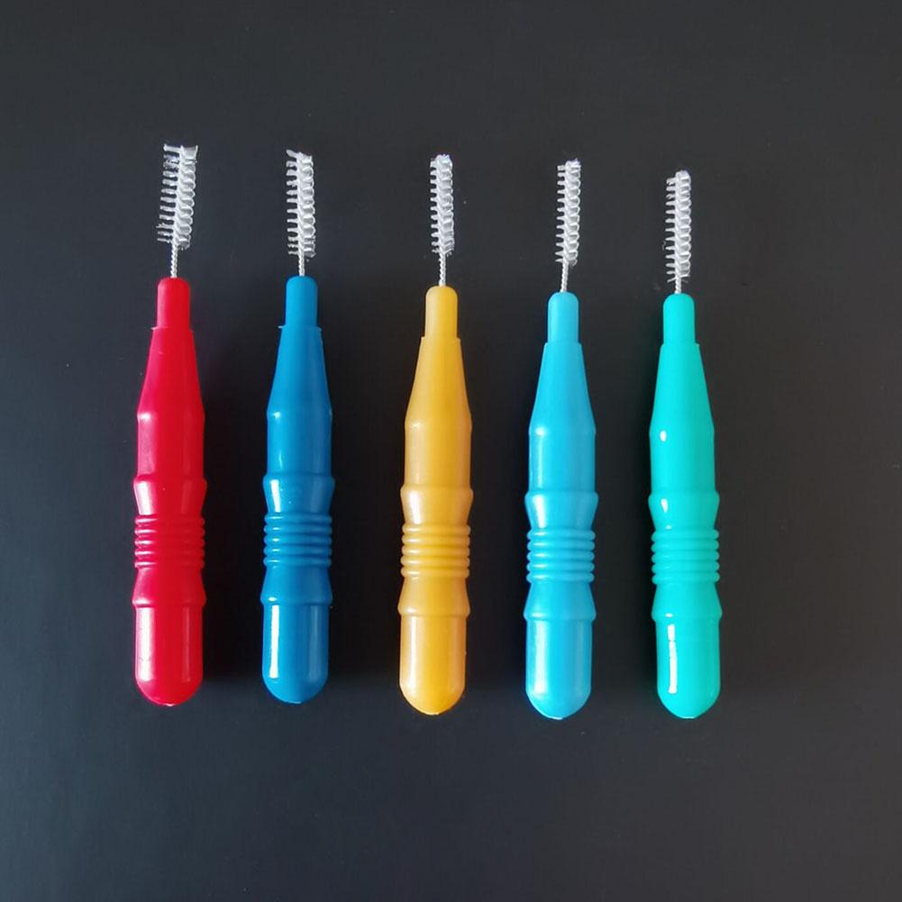 60pcs Interdental Brush Dental Floss Teeth Oral Clean Hygiene Toothpick Tools Toothpick Teeth Brush Oral Care Tool