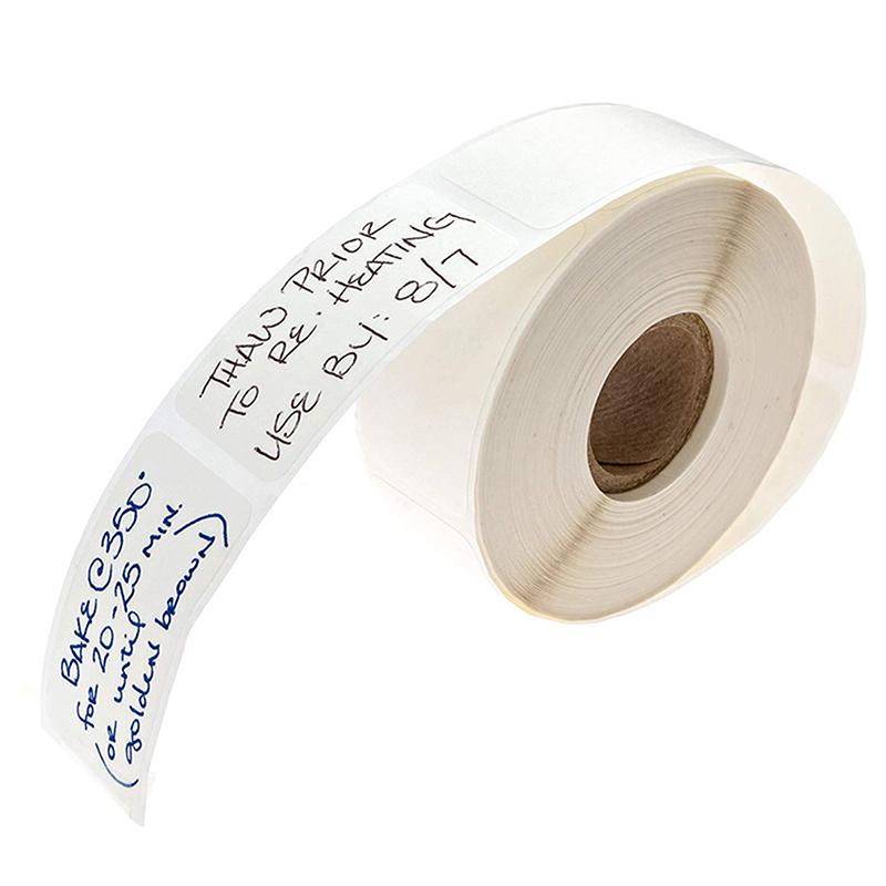 500Pcs Can Write Label Stickers Food Classification Labels Adhesive Paper Home Office Gift Stickers