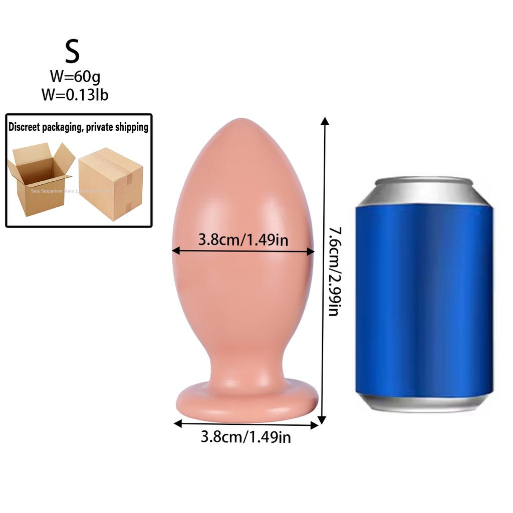 7 Size Buttplugs Anal Beads Balls Cunt Plug Dilatador Anal Plug Sex Toys Small And Big 9.5cm Huge Anal Plug Toys For Women Men