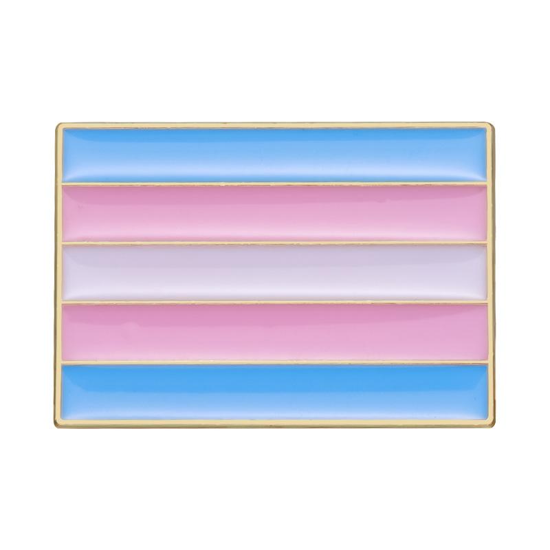 Rainbow Colorful Flag Enamel Pin Funny Brooch Cartoons Badge For Bags Jeans Hoodies Denim Lapel Pin Jewelry Kids Best Gift