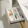 Home Pull-out Storage Box Drawer Telescopic Organizing Box Cosmetics Plastic Bedroom Study Partition Telescopic Box1PC